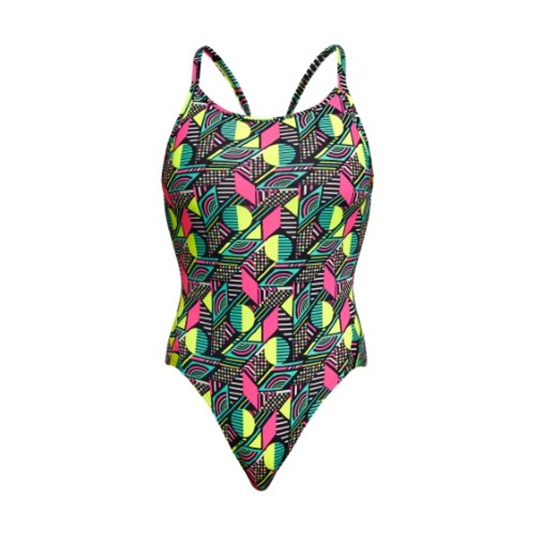 Funkita - Womens - Diamond Back One Piece - Dot Matrix