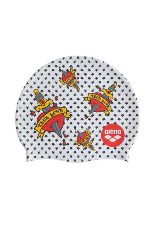 Arena - Silicone Swim Cap Print 2 - True Love