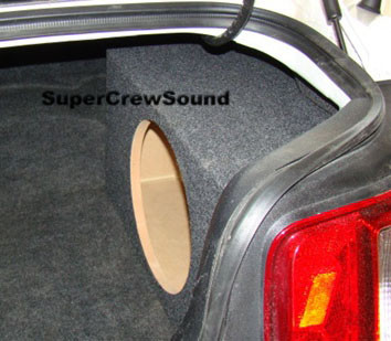 Ford Mustang 2005 - 2014 Corner Subwoofer Box