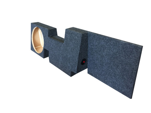 Ford F-250/ F-350 Supercrew Cab 2017-2021 Single BTS Subwoofer Box with Amp Rack
