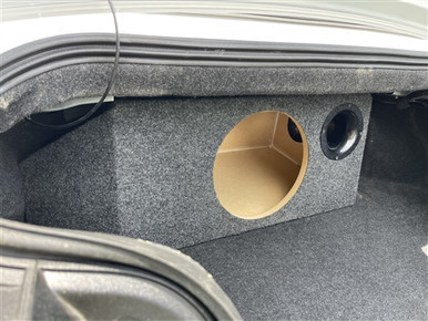 2015-2026 Mustang Convertible PORTED Single 10"/12" or Dual 8" Subwoofer Box