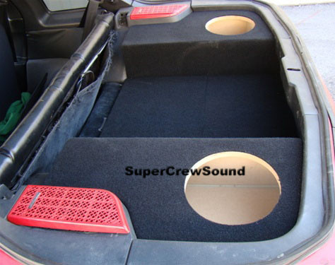 1990-1996 Nissan 300zx 2+2 (4 seater only) 2-10" Subwoofer Box