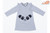 Warm Dress with Panda Head for kids