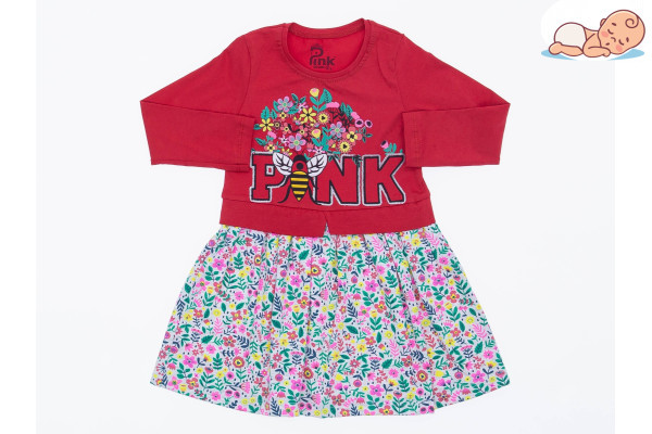 Kids Multicolour Floral Dress