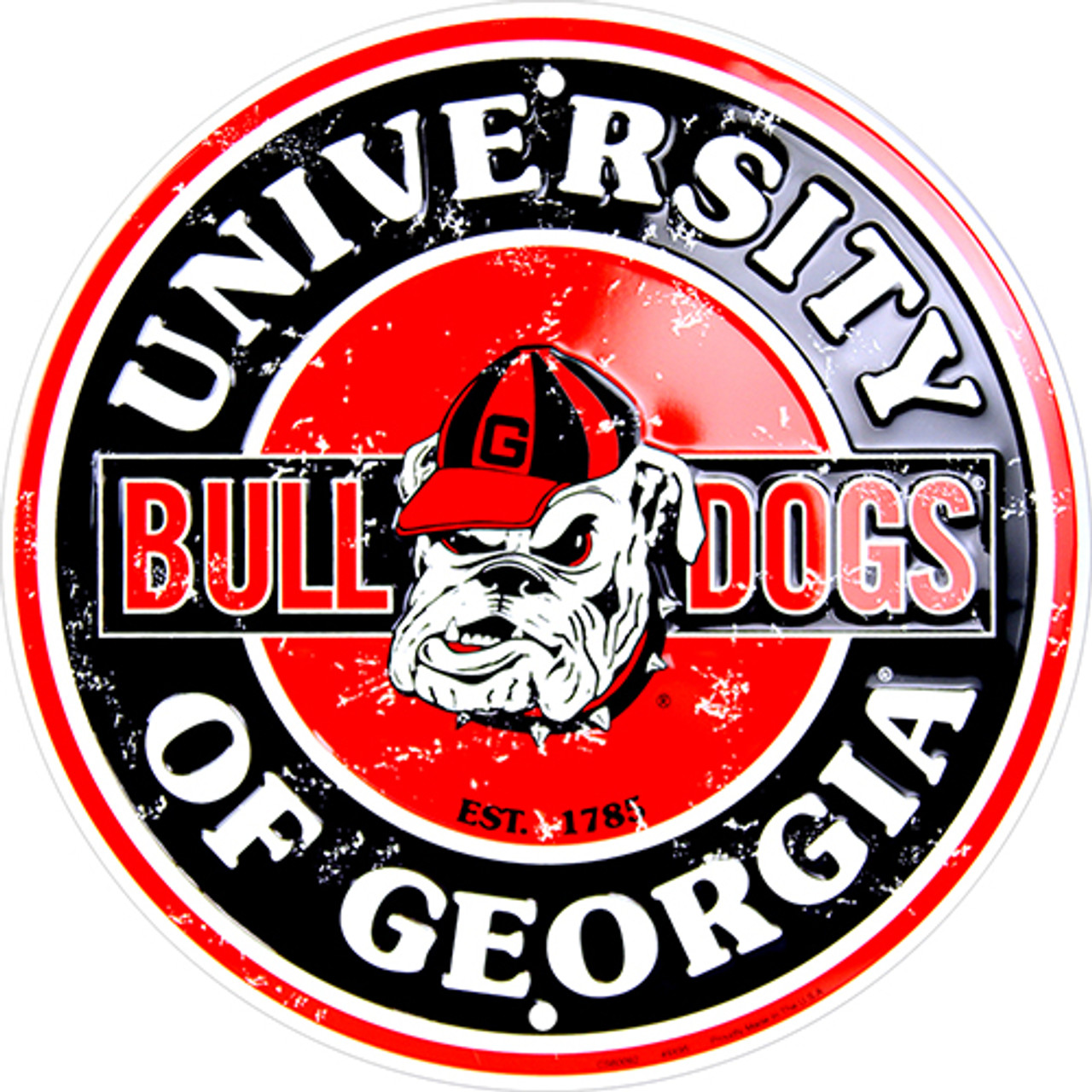 Georgia Bulldogs 12 Welcome Circle Sign