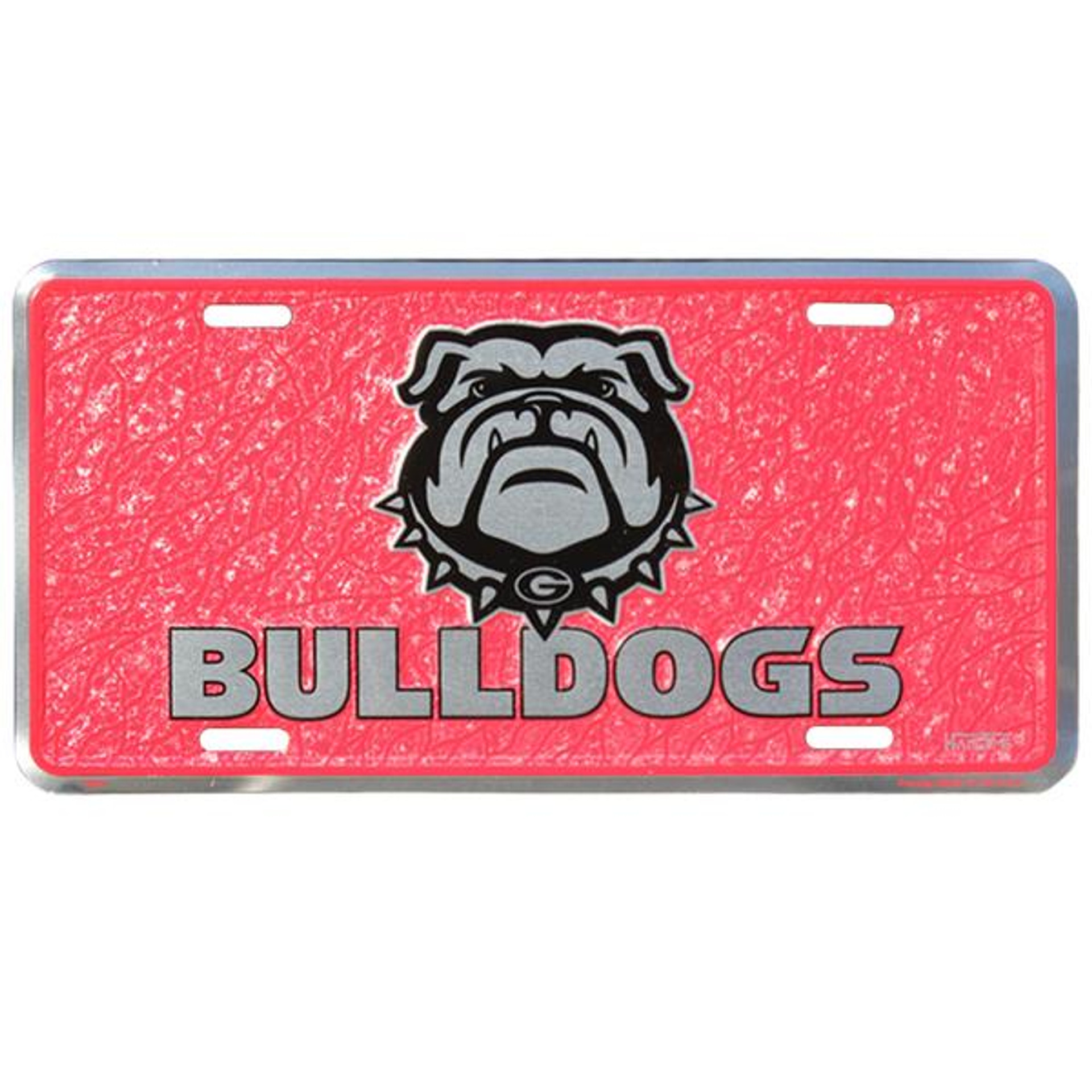 HangTime Georgia Bulldog mosaic license plate