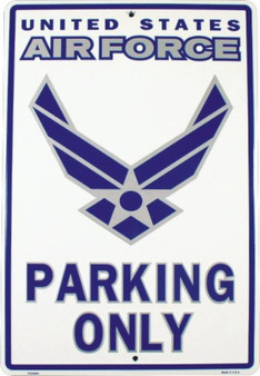 Hangtime US Air Force Parking Only 8x12 Parking Sign