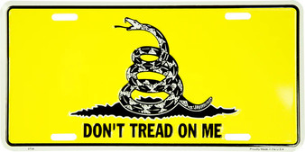 Hangtime Don't Tread on Me 6x12 License Plate