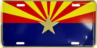 Hangtime Arizona State Flag 3x6 Bike Tag