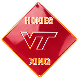 Hangtime Virginia Tech Hokies 12x12 Crossing Sign