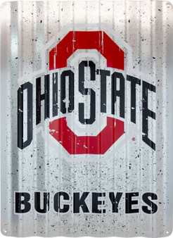 Hangtime Ohio State Univeristy - Ohio Buckeyes 12x16 Corrugated Sign