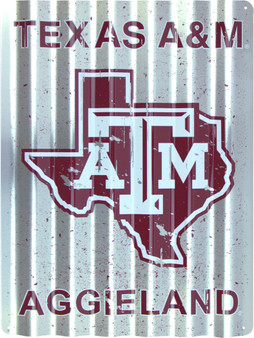 Hangtime Texas A&M University - Aggies 12x16 Corrugated Sign