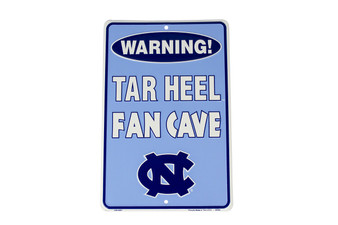 Hangtime University of North Carolina - UNC Tarheels - FAN CAVE 8x12 parking sign