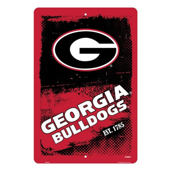 Hangtime University of Georgia - Georgia Bulldogs 12 x 18 Grunge Sign
