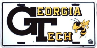 Hangtime Georgia Tech - Georgia Tech Yellow Jackets License Plate