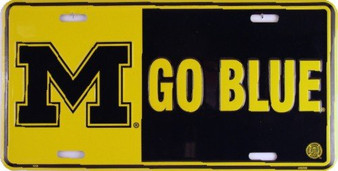 Hangtime University of Michigan - GO BLUE License Plate