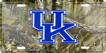 Hangtime University of Kentucky - Kentucky Wildcats 6x12 CAMO License Plate