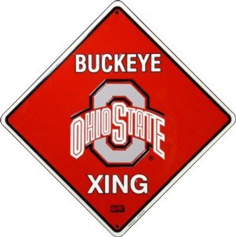 Hangtime Ohio State University - Ohio Buckeyes 12x12 Crossing Sign