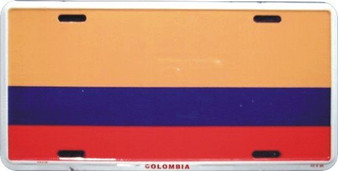 Hangtime Columbia Flag 6x12 License Plate