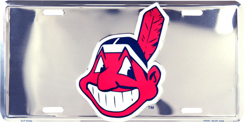 Hangtime MLB Cleveland Indians COLLECTOR 6x12 Super Stock License Plate
