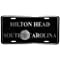 HangTime Hilton Head with Sand Dollar 6x12 License Plate