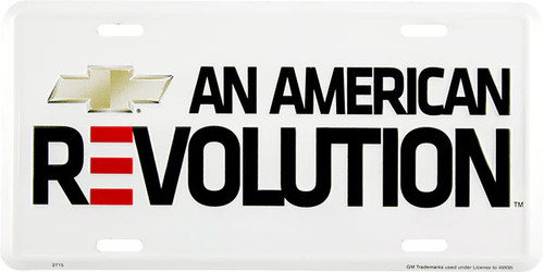 HangTime Chevy An American Revolution 6x12 License Plate