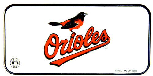 HangTime Baltimore Orioles 3X6 Bike Tag