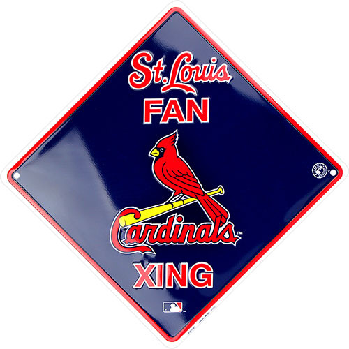 HangTime MLB St Louis Cardinals 12x12 Crossing Sign