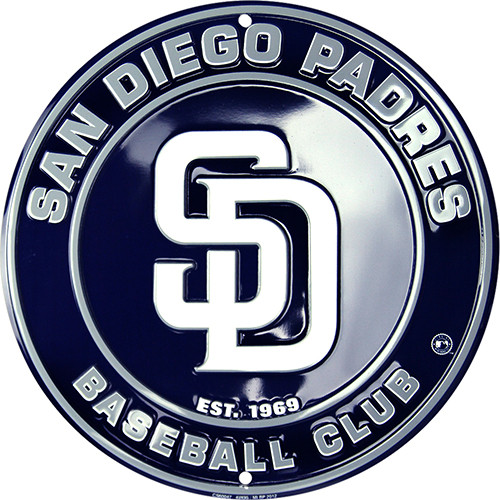 HangTime MLB San Diego Padres 12 inch Circle Sign