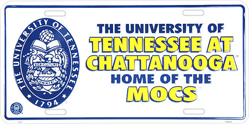 HangTime University of Tennessee at Chattanooga - MOCS 6x12 License Plate