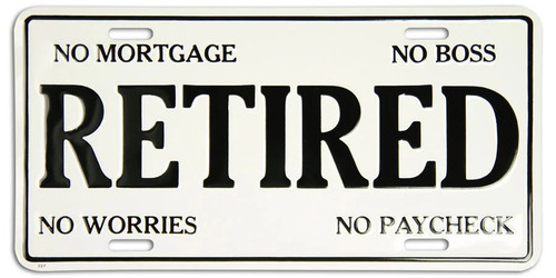 HangTime RETIRED  6x12 inch novelty license plate