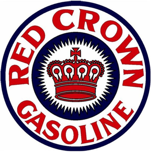 HangTime Red Crown Gasoline Nostalgic 24 inch Garage Sign