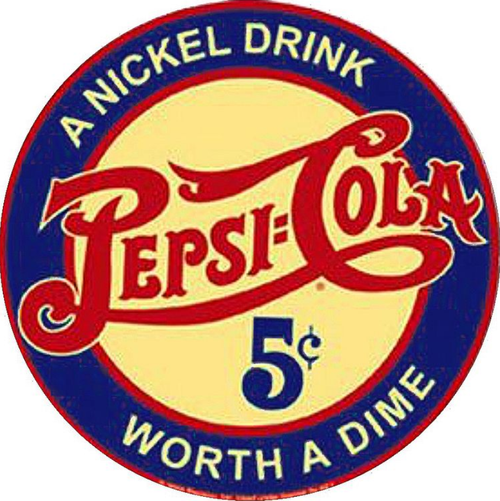 HangTime Pepsi Cola Nostalgic 24 inch Garage Sign