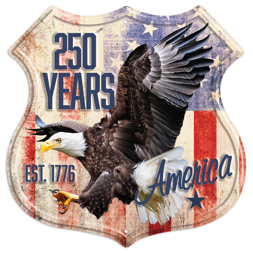 HangTime America 250 Years 12x12 inch Route Sign