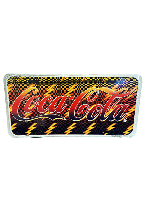 HangTime Coca-Cola Lightning Bolt 6x12 inch Novelty License Plate