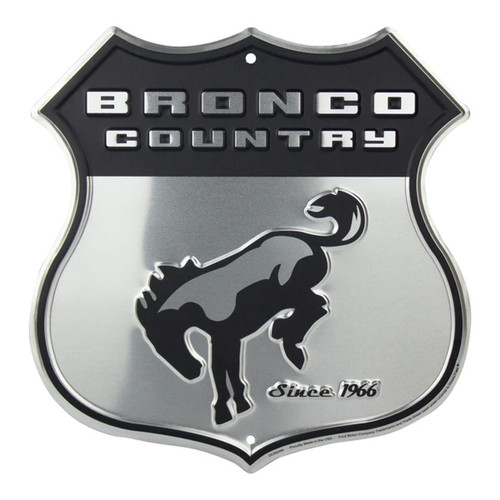 HangTime Bronco Country 12 inch route sign