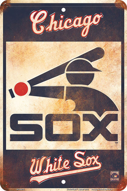 HangTime MLB Chicago White Sox Retro 8x12 Parking Sign