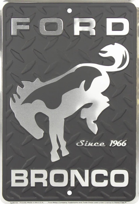HangTime Ford Bronco Parking Only 8x12 inch Sign