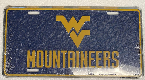 HangTime West Virginia University - West Virginia Mountaineers  Mosaic license plate