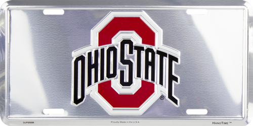 HangTime Ohio State - Ohio Buckeyes 6 x 12 inch Super Stock License Plate