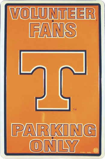 HangTime University of Tennessee - Tennessee Vounteers Parking Sign