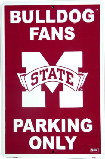 HangTime Mississippi State University - MSU Bulldogs Parking Sign