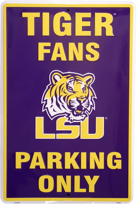 HangTime Louisiana State University - LSU Tigers Parking Sign