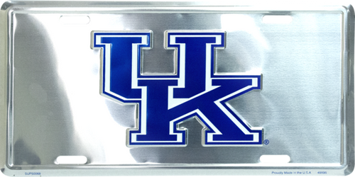Hangtime University of Kentucky - Kentucky Wildcats 6 x 12 inch Super Stock License Plate