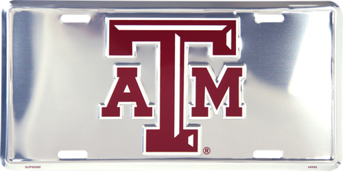 HangTime Texas A&M University- Texas A&M Aggies 6 x 12 inch Super Stock License Plate