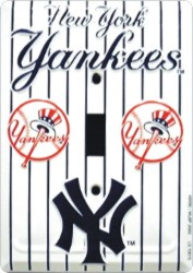 HangTime MLB New York Yankees 4 x 6 Single Light Switch Cover
