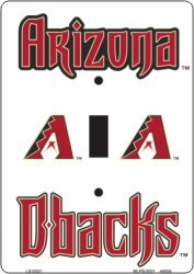 HangTime MLB Arizona Diamondbacks 4x6 Single Light Switch Cover