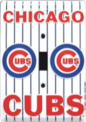 HangTime MLB Chicago Cubs 4x6 Single Light Switch Cover