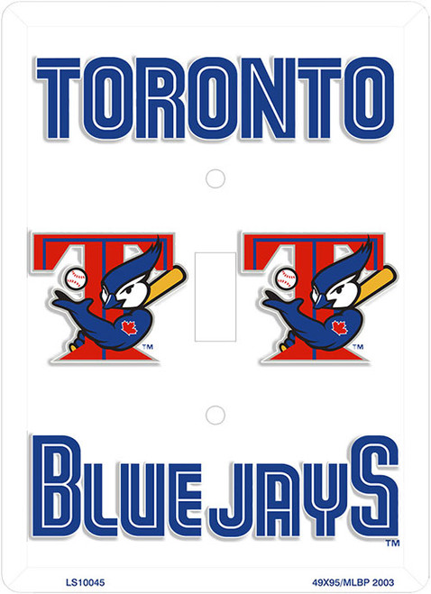 HangTime MLB Toronto Blue Jays 4x6 Single Light Switch Cover