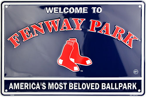 HangTime Boston Red Sox - Welcome to Fenway Park - Parking Sign